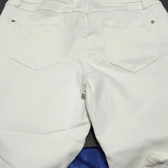 NOBO White Skinny Ankle Jeans Coastal Grandma Summer - Picture 6 of 10